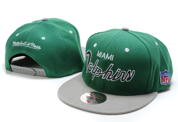 NFL Miami Dolphins M&N Snapback Hat NU02